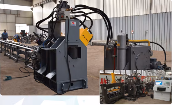 Hydraulic Flat Oval Duct Forming Machine in 3meter Ovalizer with Full Sets of Molds and Trays Manufactured by Ysdcnc Machine