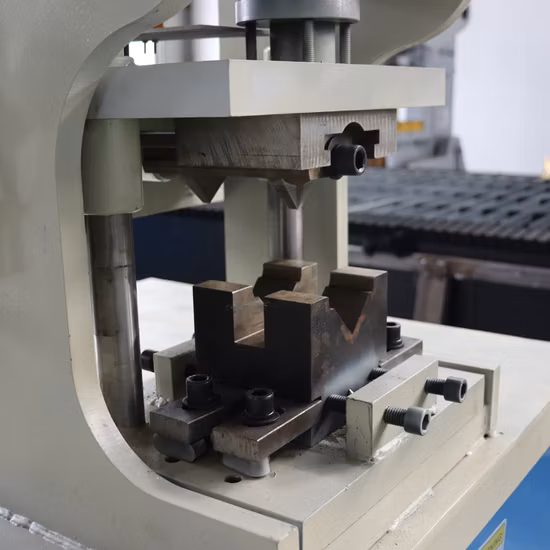 앵글 스틸 펀칭기/5mm 철 절단기/앵글 노칭 기계