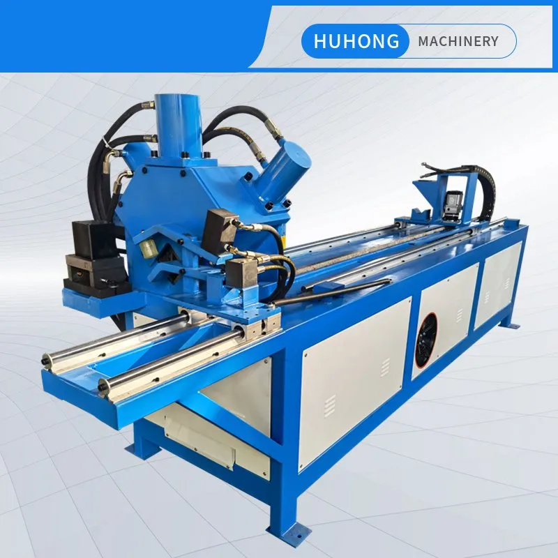 HVAC 사각 에어 덕트 앵글 플랜지 자동 생산 라인